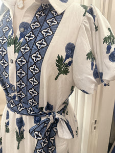 BLUE FLORAL DRESS