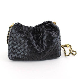 WOVEN BAG WITH ADJUSTABLE CHAIN (MORE COLORS)