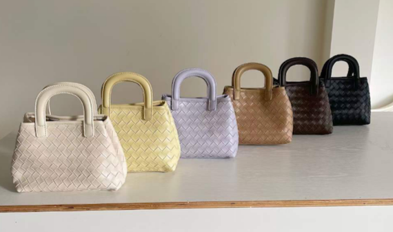 Woven Top-Handle Crossbody