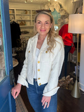 TWEED BUTTON JACKET