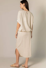 P.CILL LINEN ELASTIC WAIST TOP