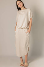P.CILL LINEN ELASTIC WAIST TOP