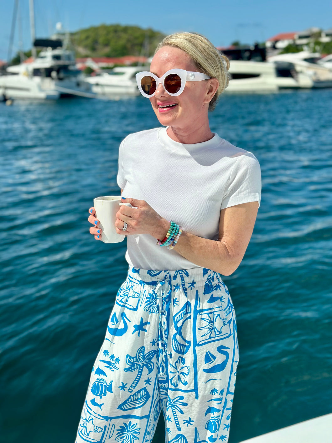 VACATION PRINTED PANTS