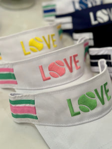 LOVE TENNIS VISOR