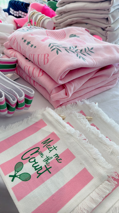 MEET ME ON THE COURT FRINGE POUCH