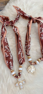 SCARF PENDANT NECKLACE