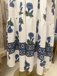 BLUE FLORAL DRESS