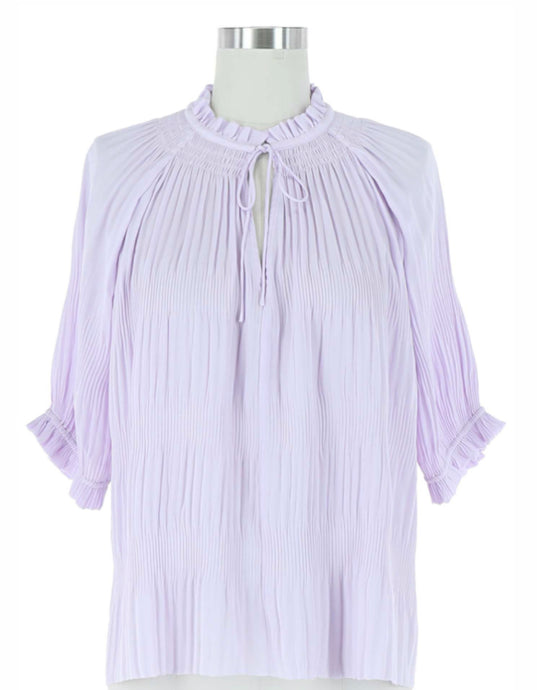 ANGELICA PLEATED BLOUSE