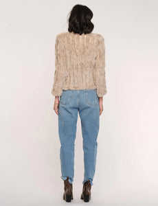 HEARTLOOM  ROSA RABBIT FUR JACKET
