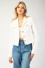 TWEED BUTTON JACKET