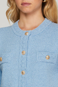 BUTTON KNIT LADY CARDIGAN