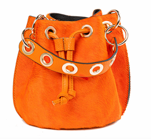 ITALIAN COWHIDE LEATHER BUCKET BAGS (MORE COLORS)