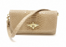 ITALIAN LEATHER BEE CLUTCH