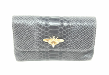 ITALIAN LEATHER BEE CLUTCH