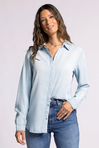 GRACE CHAMBRAY BUTTON DOWN