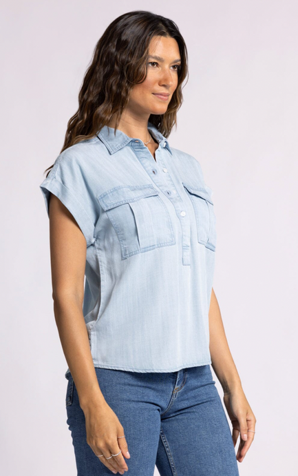 MOORE CHAMBRAY POPOVER