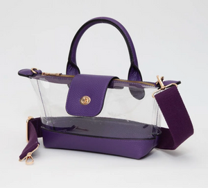 STELLA CLEAR MINI SATCHEL CROSSBODY (MORE COLORS)
