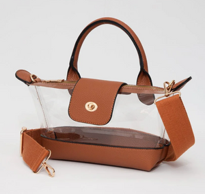 STELLA CLEAR MINI SATCHEL CROSSBODY (MORE COLORS)