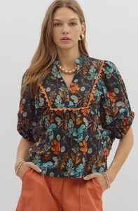 FALL BONTANICAL BLOUSE