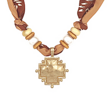 SCARF PENDANT NECKLACE