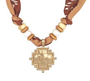 SCARF PENDANT NECKLACE