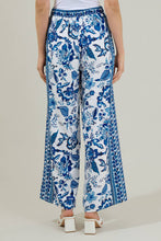 SALEMA BLUE & WHITE WIDE LEG PANTS