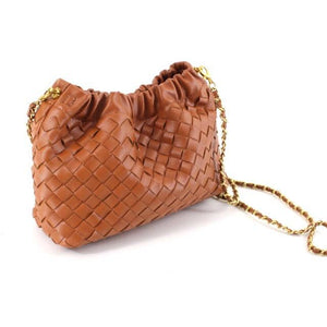 WOVEN BAG WITH ADJUSTABLE CHAIN (MORE COLORS)