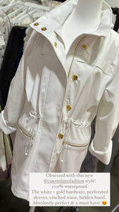 KASIA WATERPROOF JACKET - WHITE