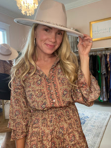 RHINESTONE BAND HAT