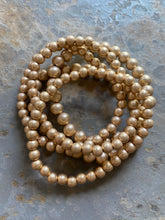 BALL BRACELET SET OF 10  - MATTE GOLD