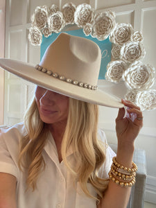 RHINESTONE BAND HAT